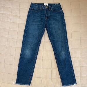 Sezane Classic Blue Straight Leg Jeans Size 28
